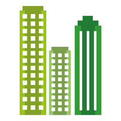 buildings cityscape isolated icon vector illustration design