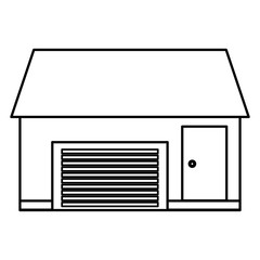 exterior house isolated icon vector illustration design