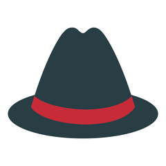 gentleman hat isolated icon vector illustration design