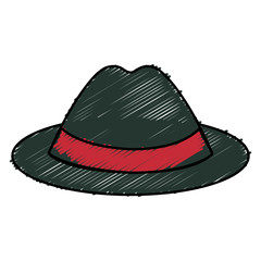 gentleman hat isolated icon vector illustration design