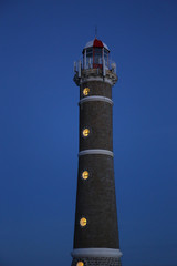 Lighthouse at Night in Jose Ignacio near Punta del Este, Atlantic Coast, Uruguay