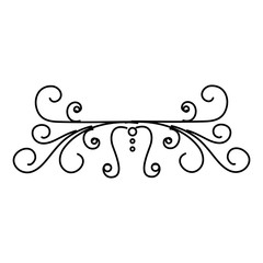 Elegant Victorian style design vector illustration design