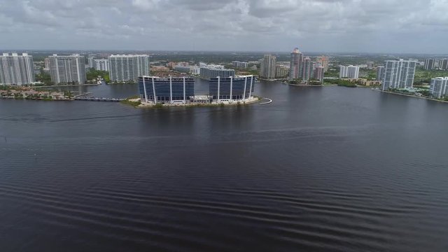 Aerial video real estate Prive Island 4k