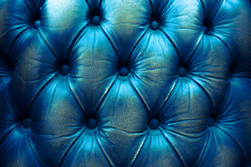 Fototapeta premium Old leather close-up background of Sofa