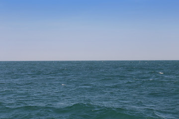 Fototapeta premium blue sea and sky background.