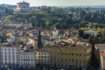 Obraz premium View of a section of Florence. Italy, Europe