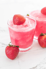 fresh strawberry smoothie