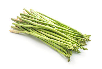 Fototapeta premium fresh asparagus isolated on white