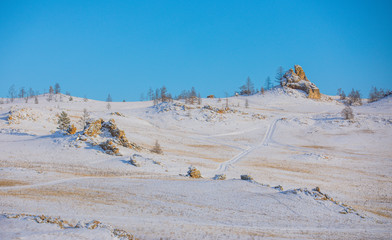 Winter Landscape in Siberia