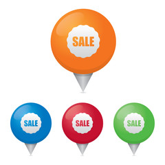 Sale Badge Map Markers