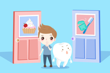 tooth with helath concept