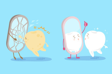 tooth with health concept