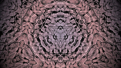 Abstract concrete cracks pattern