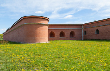 Golovkin bastion of the Peter and Paul Fortress in St. Petersburg