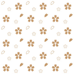 Sakura Flower pattern - Japanese style Background