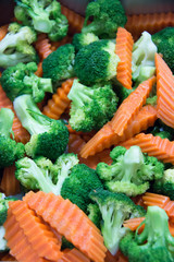  shot of vegetable green for background