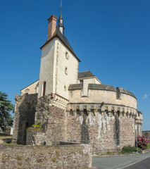 Fototapeta na wymiar The castle of Ancenis, Loire-Atlantique département, France