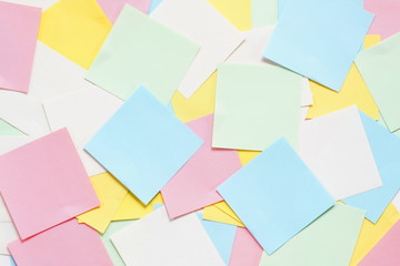 Color sticky note pad background texture
