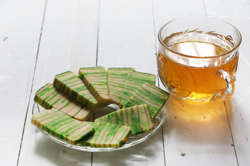 Kek Lapis Sarawak, popular Sarawak Borneo layered cake
