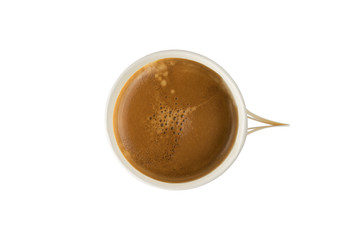 coffee, paper cup of coffee on isolate background