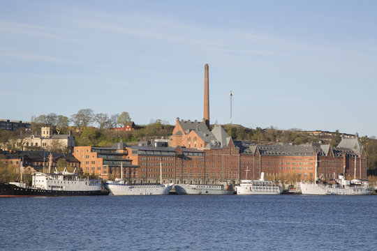 View of Stockholm across Sea; Sweden