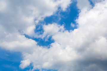 Clouds and blue sky background