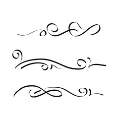 Swirl vintage wedding