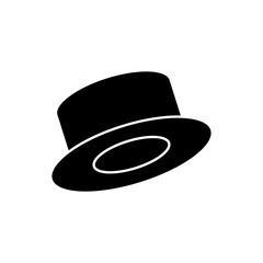 hat icon over white background vector illustration