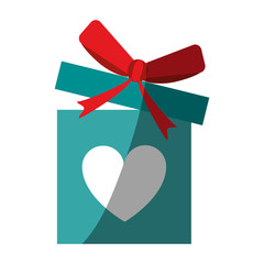 gift box love valentines day related icon icon image vector illustration design 