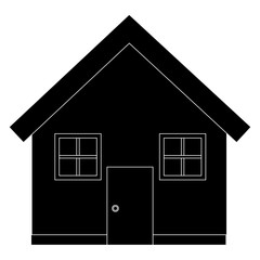 exterior house isolated icon vector illustration design