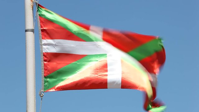 Flag of the Basque Country - an autonomous community in Spain