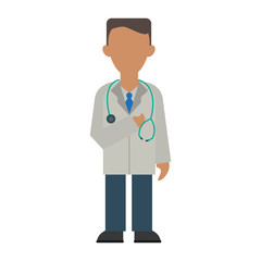 Fototapeta premium male medical doctor icon image vector illustration design 