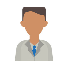 male medical doctor icon image vector illustration design 