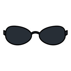 elegant sunglasses isolated icon vector illustration design