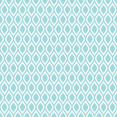 Abstract Retro Seamless Pattern Lemons Turquoise