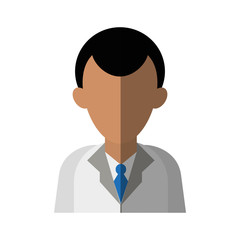 male medical doctor icon image vector illustration design 