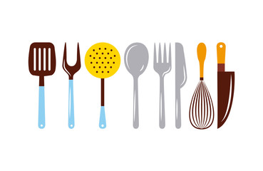 cooking lessons flat icon vector illustration design graphic