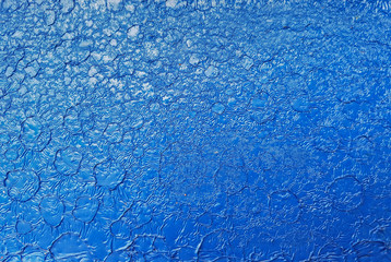 Surface of blue color for texture background.