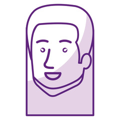 man character hippy lifestyle vector illustration design