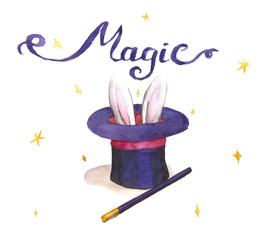Obraz premium Magic watercolor illustration