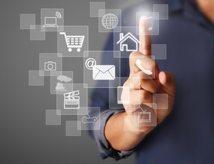  pressing modern social buttons