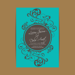 Wedding invitation and save the date cards