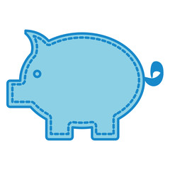 piggy savings isolated icon vector illustration design