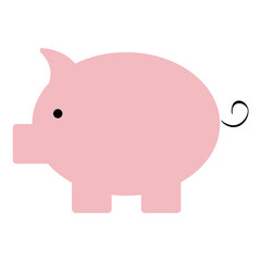 piggy savings isolated icon vector illustration design