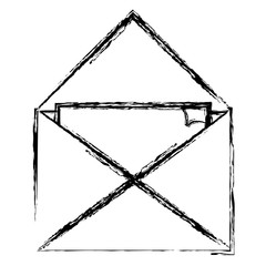 envelope mail isolated icon vector illustration design