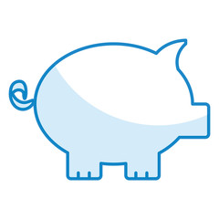 piggy savings isolated icon vector illustration design
