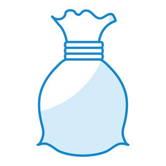 money bag isolated icon vector illustration design