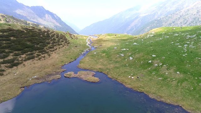 Aerial 4K - Val Tartano - Valtellina (IT) - Escursione ai laghetti di Porcile