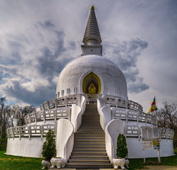 Peace Stupa in Zalaszanto, Hungary, Europe