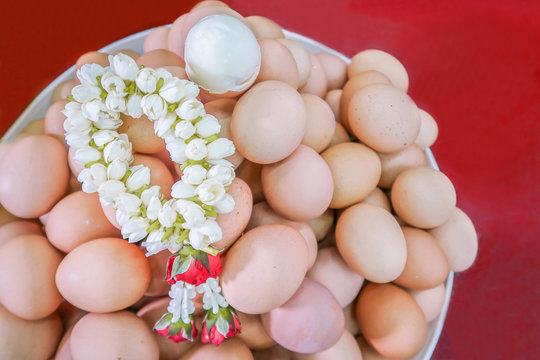 Boiled eggs to oblation vow, traditional ceremony in Thailand